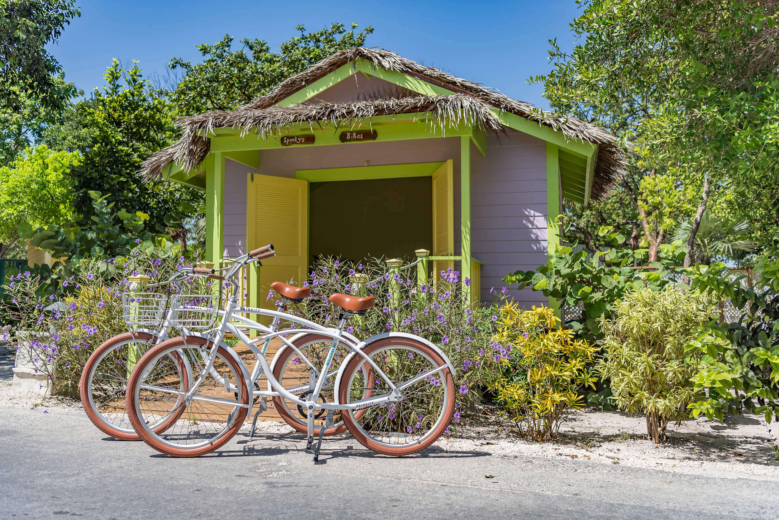 Bike rental space at The Abaco Club