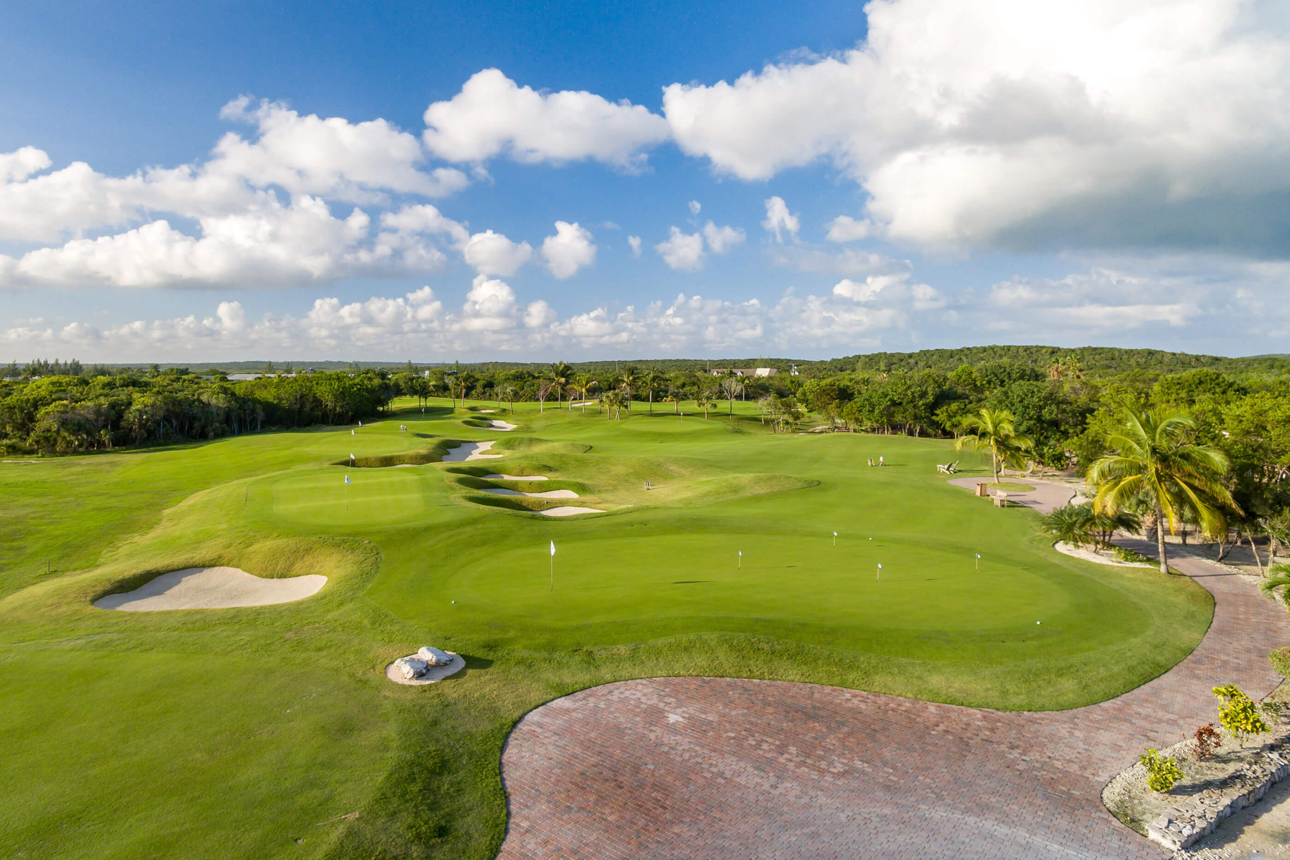 Aerial view of The Abaco Golf Course