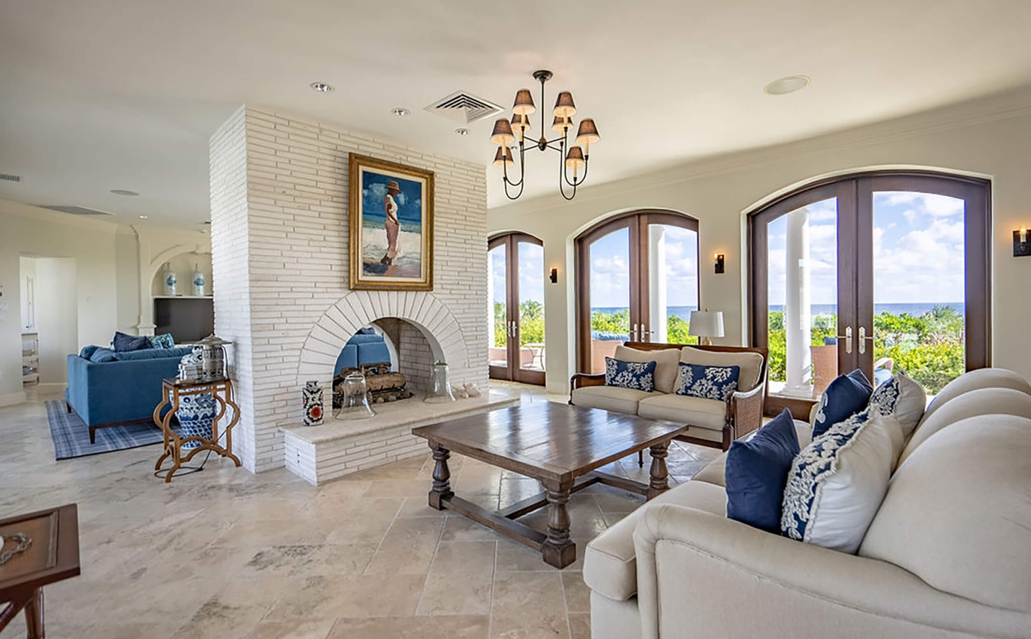 Interior of a luxury beachfront property at The Abaco Club