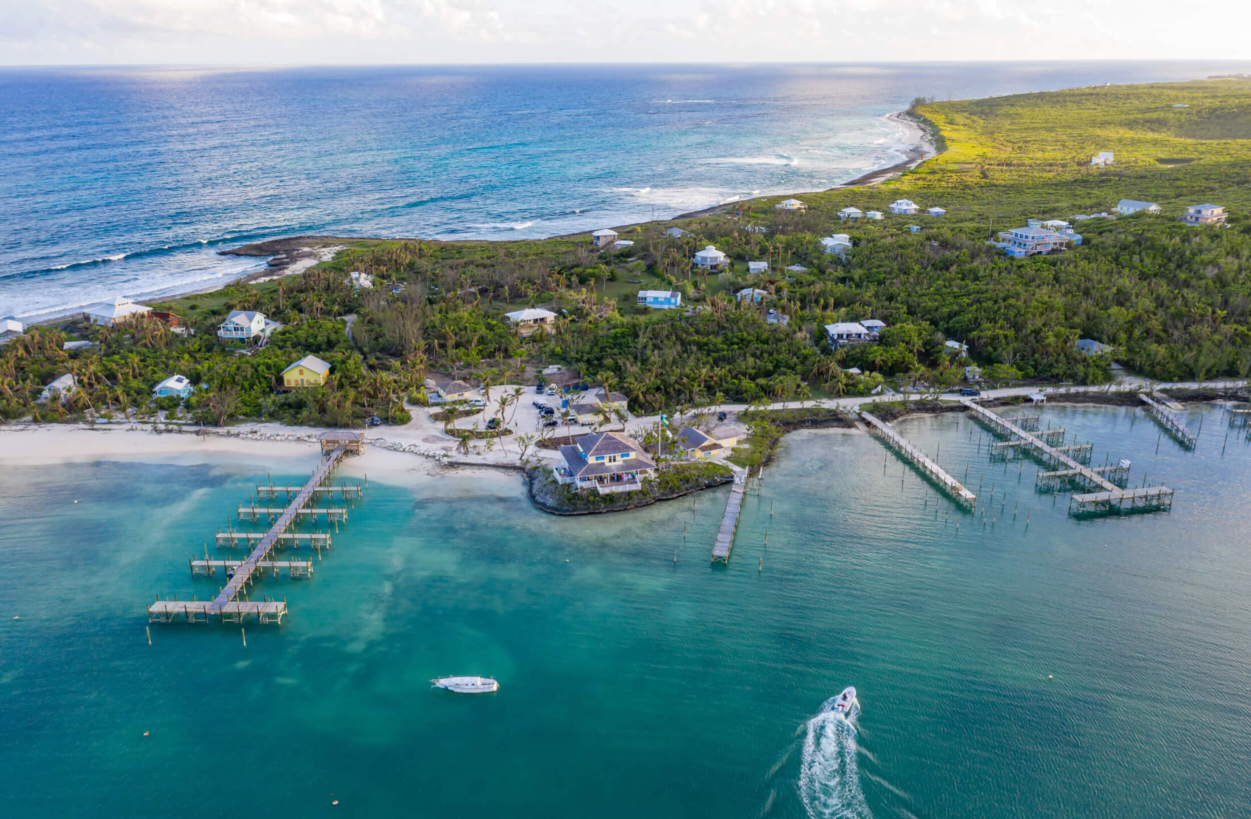 View of the Yacht Club at The Abaco Club