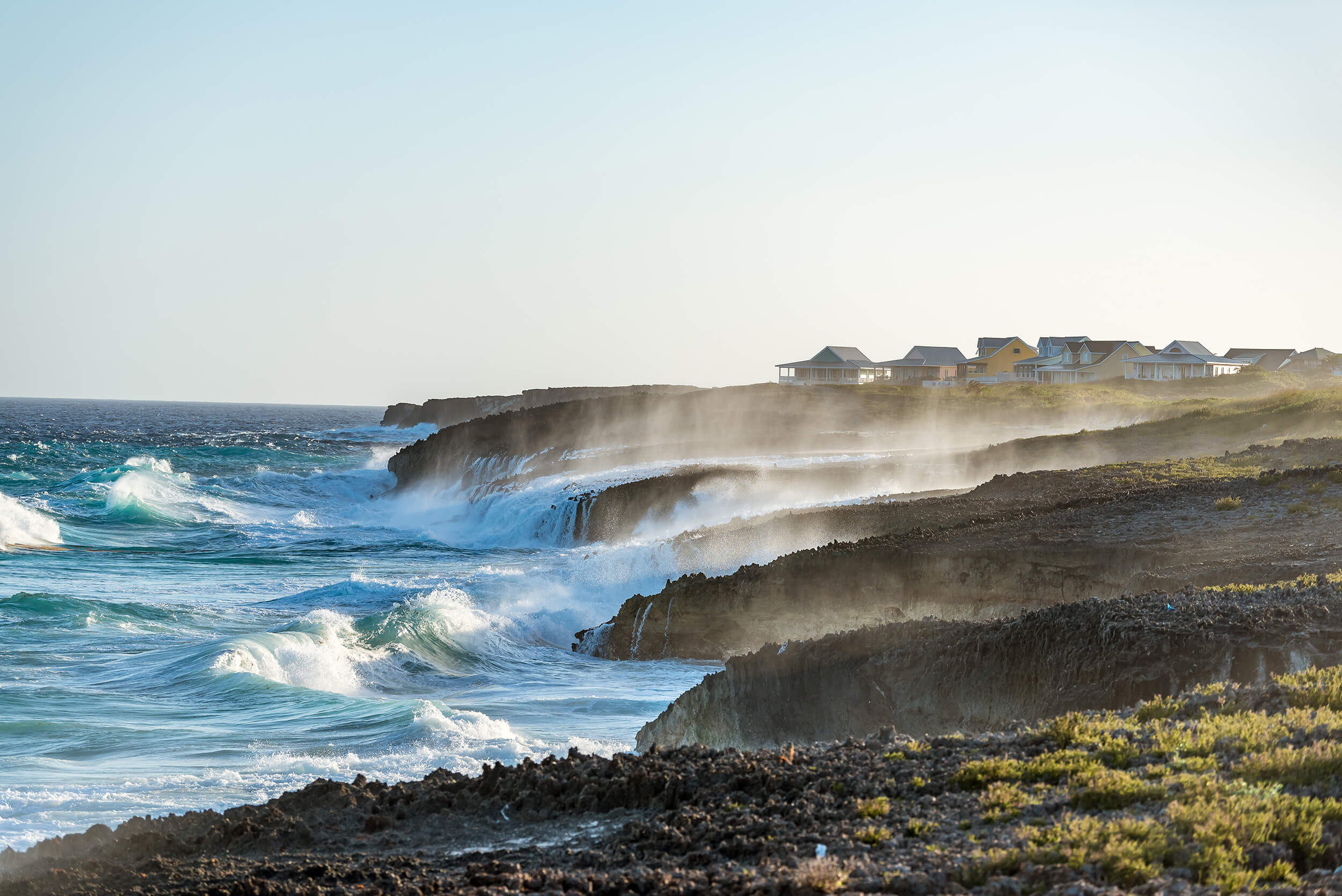 Rugged coastal landscape near The Abaco Club, reflecting the natural beauty of club living