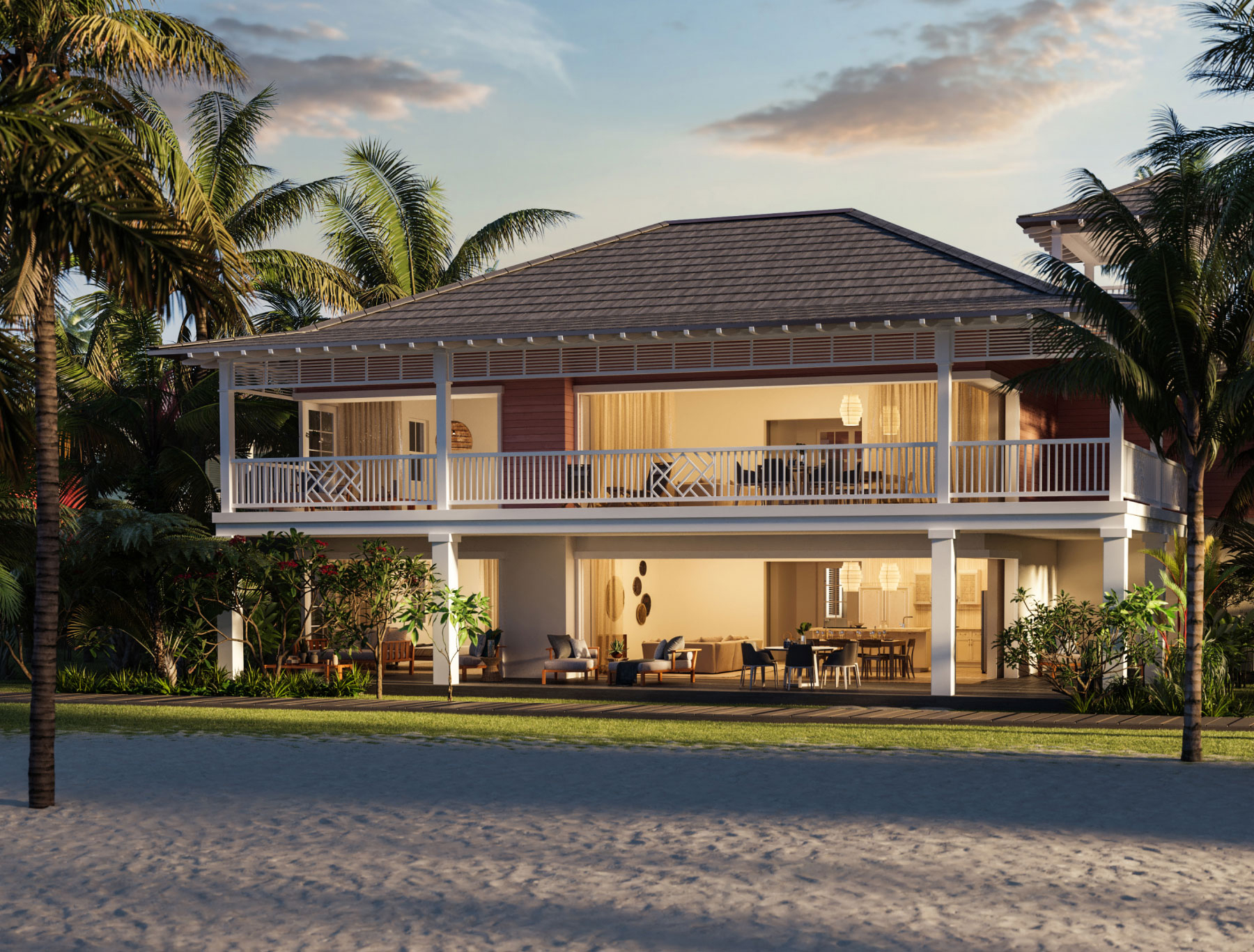 Elegant home at The Abaco Club, reflecting club lifestyle