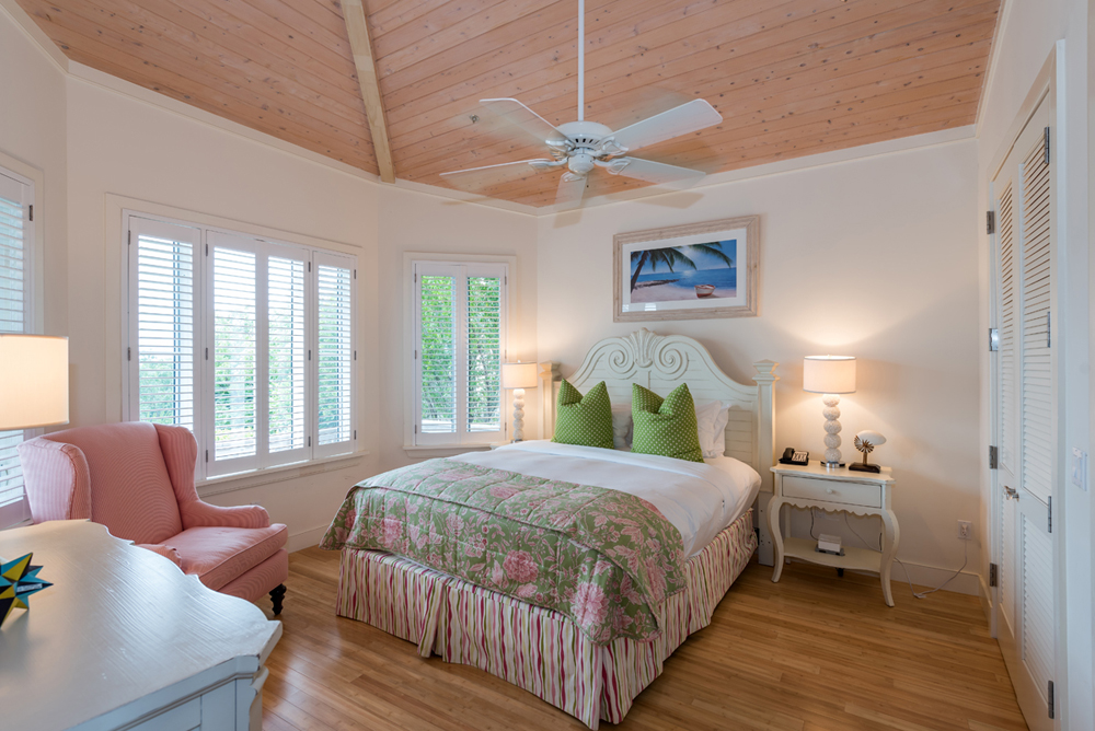 Bedroom of a house in The Bahamas at The Abaco Club