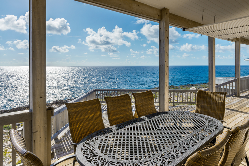 Balcony with an ocean view at The Abaco Club