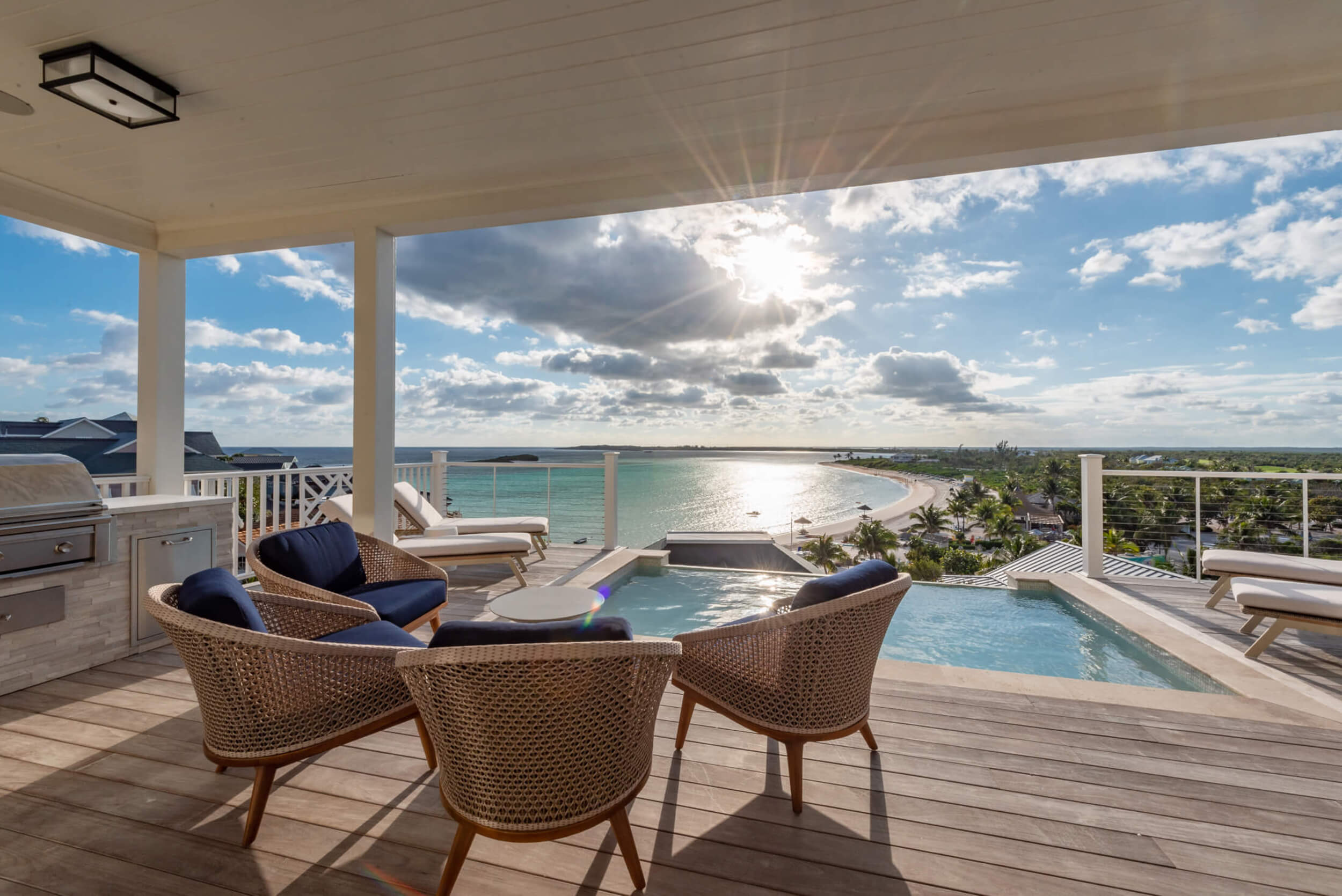 View from a house in The Ridge neighborhood at The Abaco Club
