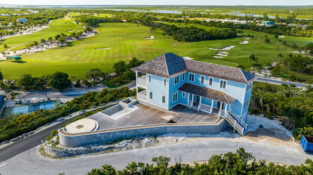 Panoramic view of cottages at The Abaco Club