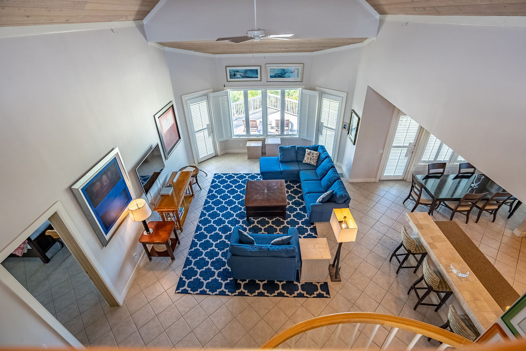 Spacious interior of a beachfront property At The Abaco Club