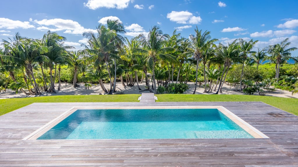 Stunning pool of a house in The Estates neighborhood at The Abaco Club