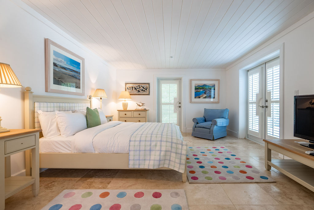 Interior Bedroom view of a house in The Estates neighborhood at The Abaco Club