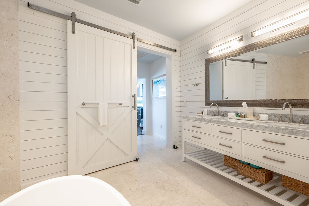 Elegant bathroom from one of the real estate properties at The Abaco Club