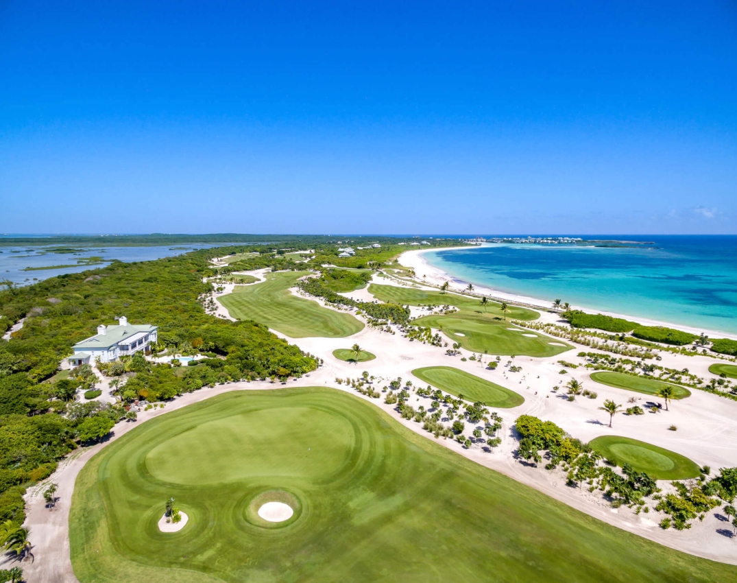 Exceptional view of The Abaco Club Golf Course