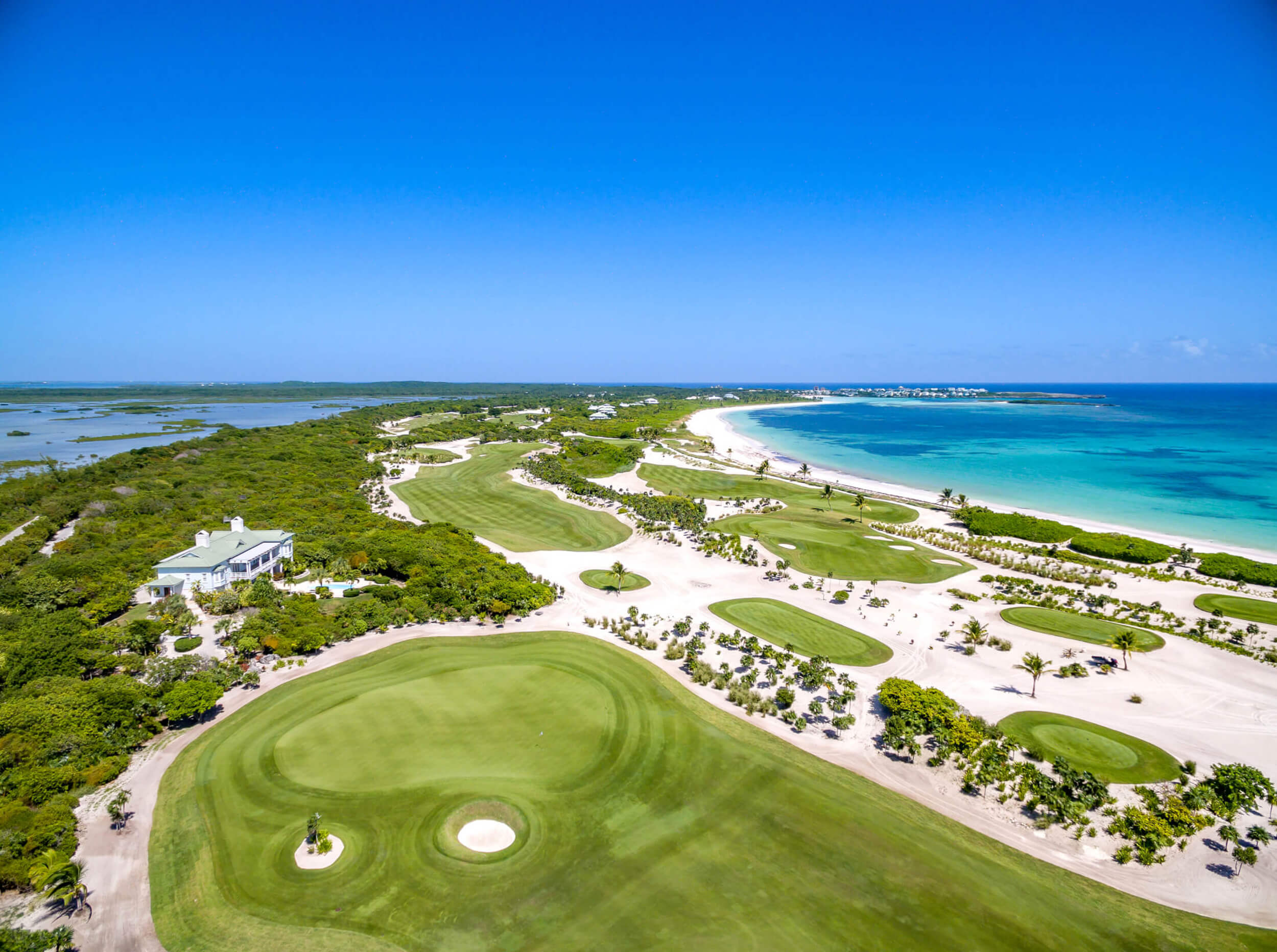 Exceptional view of The Abaco Club Golf Course