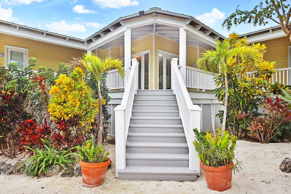 Main entrance of a property in The Bahamas at The Abaco Club