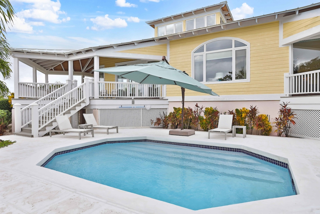 Infinity pool of a property in The Bahamas at The Abaco Club