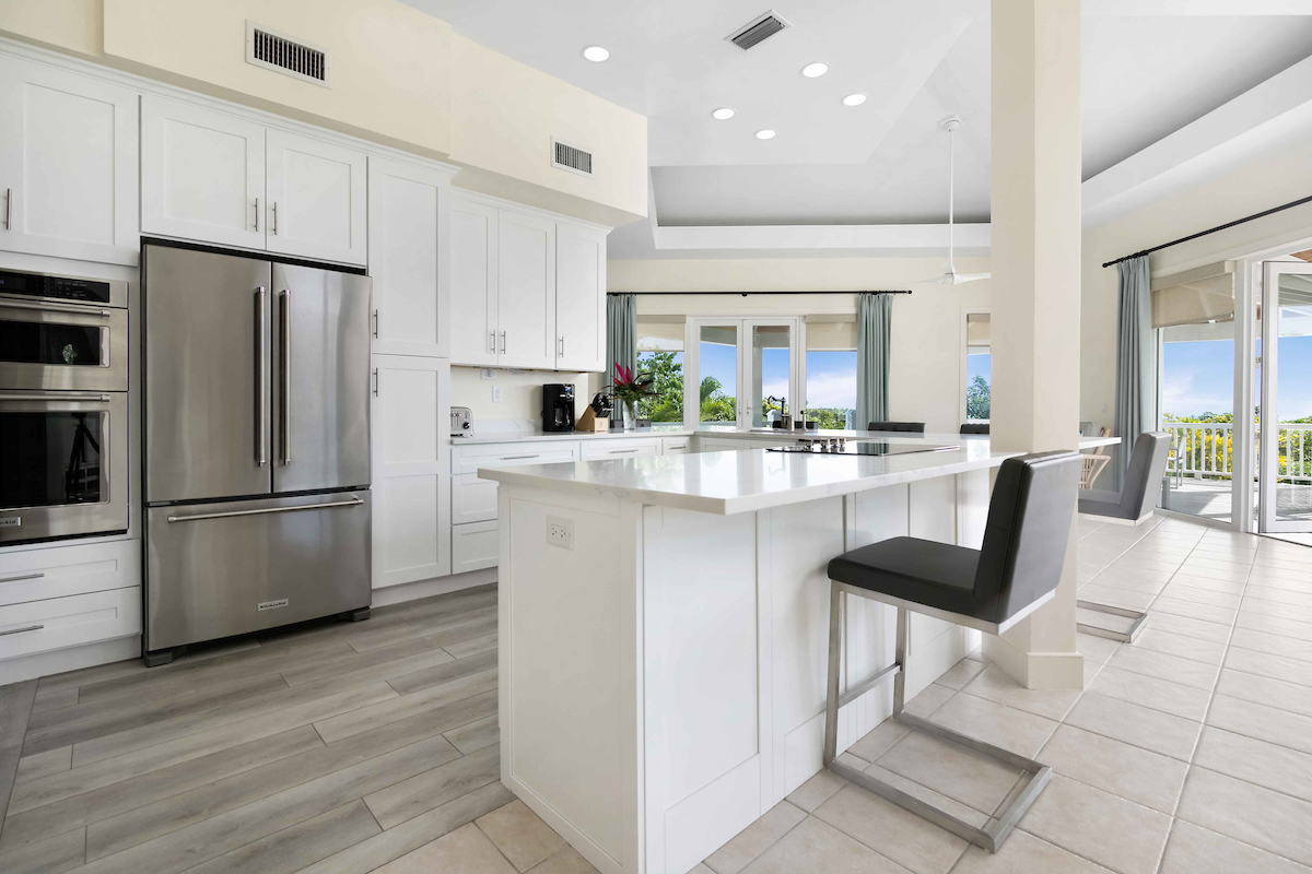 Elegant kitchen from a property at The Abaco Club