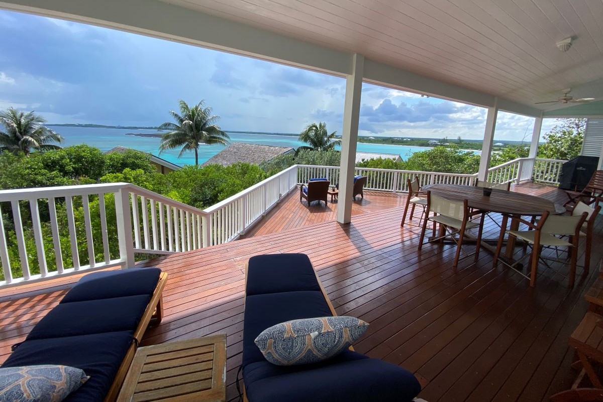 Balcony view from a property in The Abaco Club