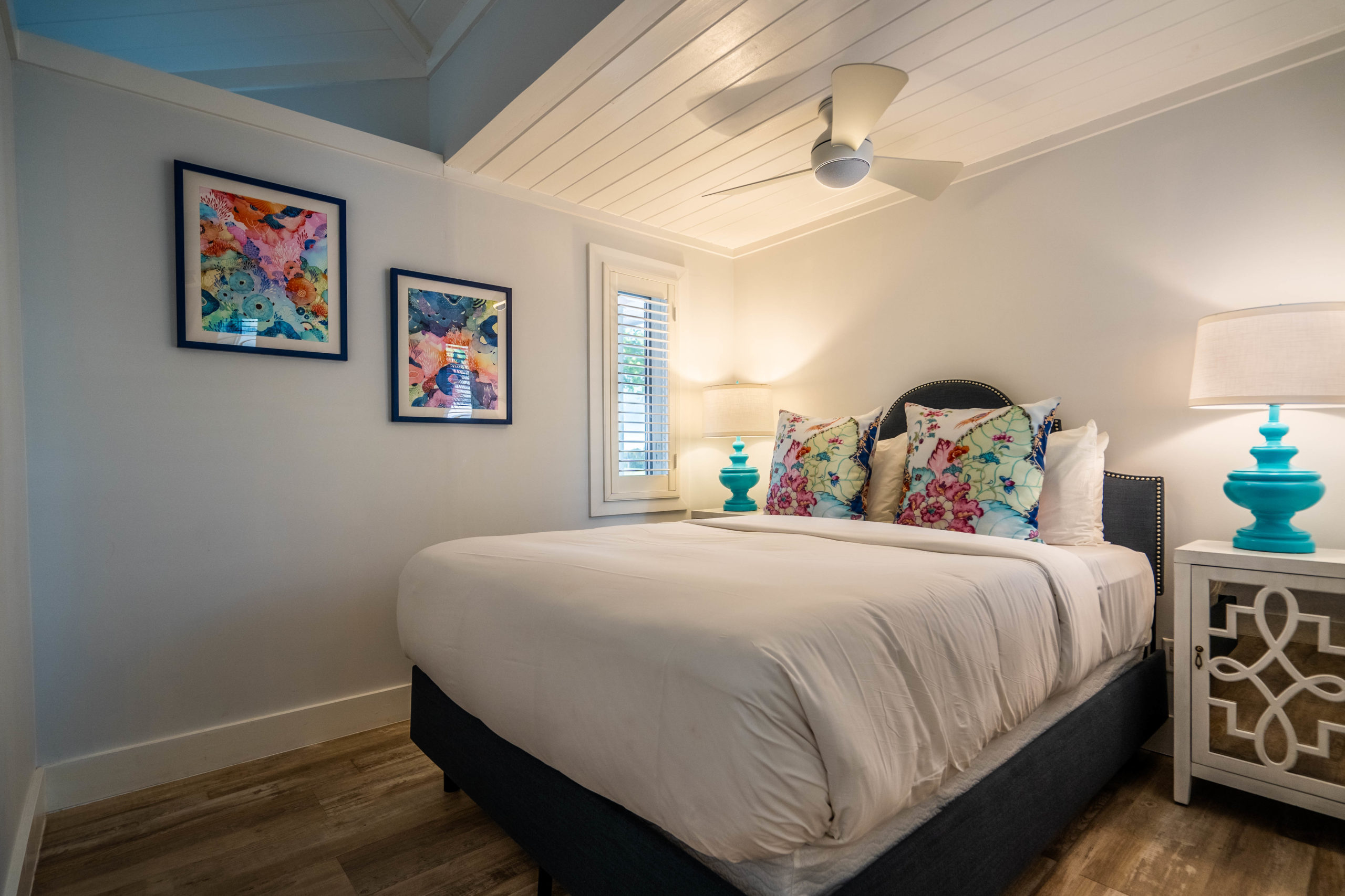 Bedroom in a  beachfront property at The Abaco Club