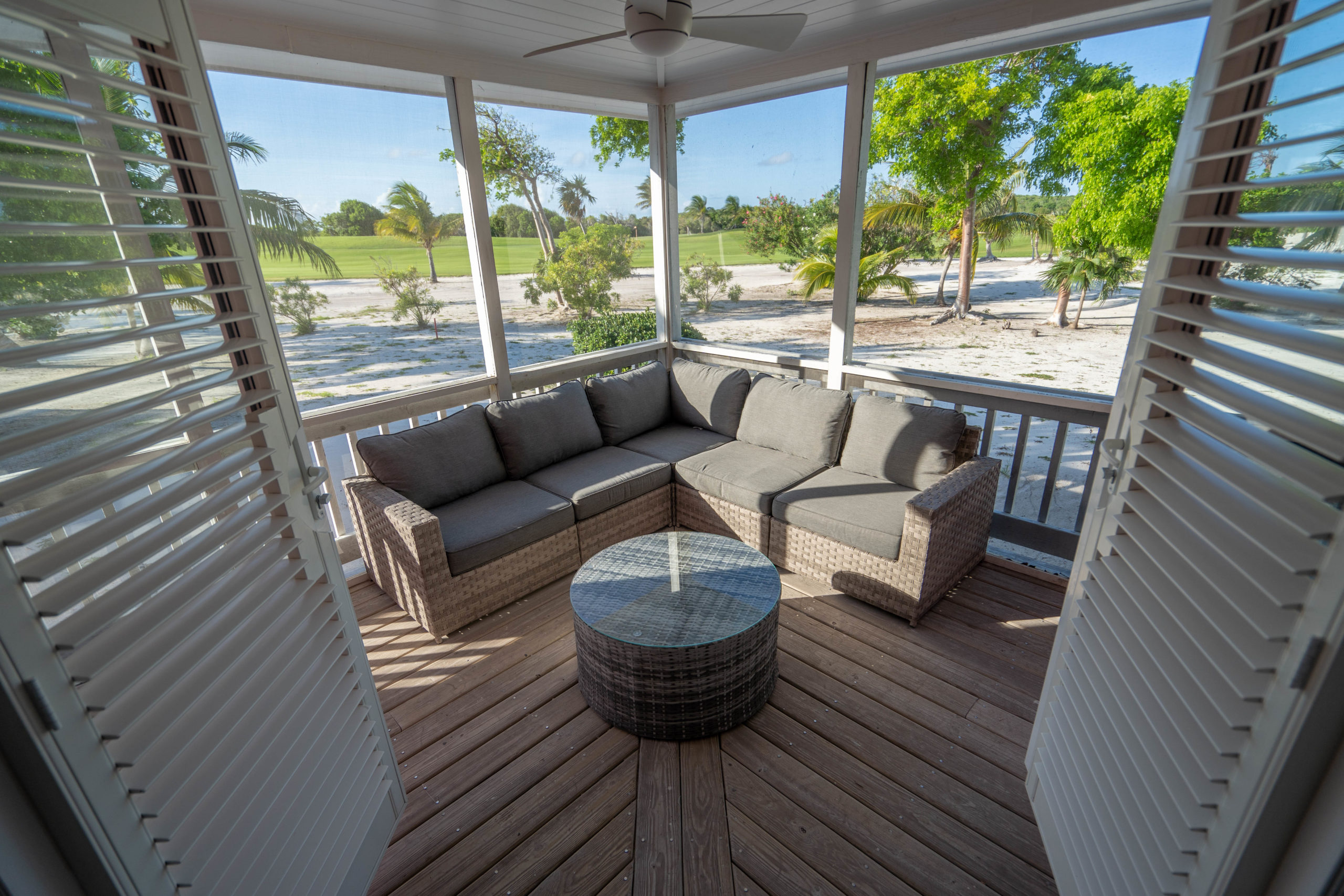 Interior of a beachfront property at The Abaco Club