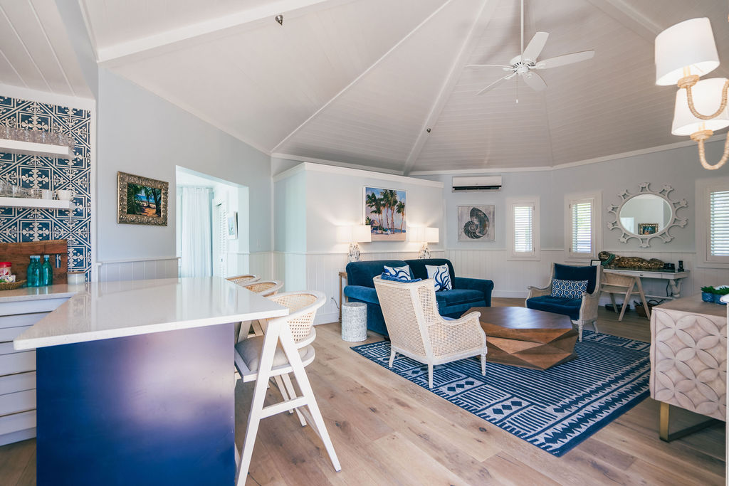 Elegant room at a luxury beachfront property at The Abaco Club