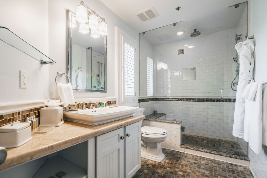 Elegant bathroom at a luxury property at The Abaco Club