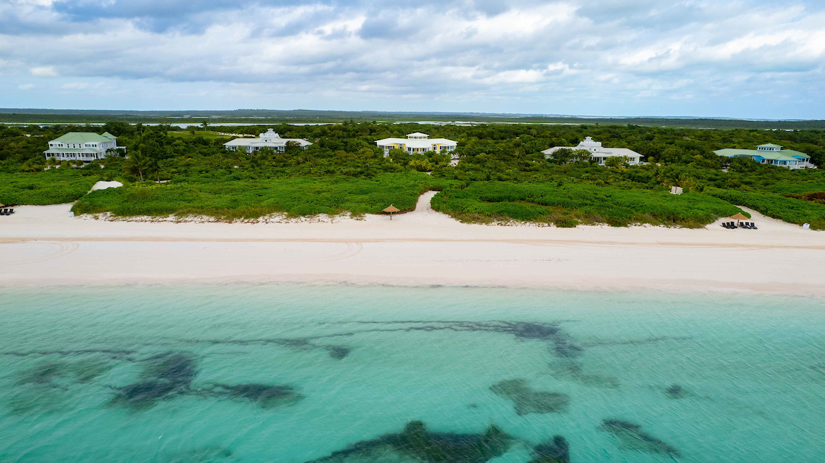 Panoramic ocean view of The Abaco Club, exemplifying luxurious coastal living and club lifestyle